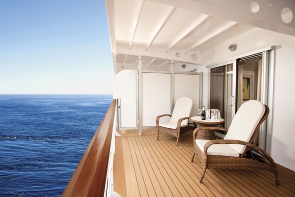 Regent Seven Seas Explorer - Concierge Suite balcony