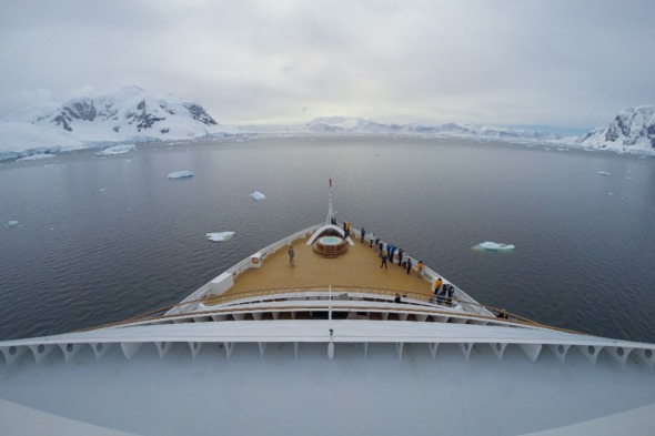 Seabourn Quest in Antarctica