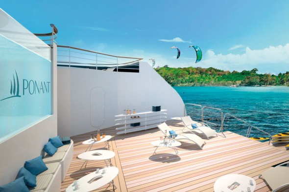 Ponant - Le Champlain & Le Lapérouse - Rear sun deck