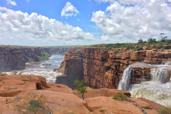 Silver Discoverer in the Kimberley region, Australia
