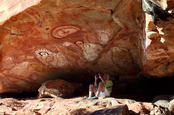 Aboriginal rock art in the Kimberley, Australia