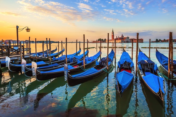Sunrise over Venice, Italy