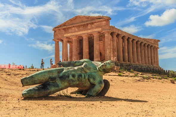 Valley of Temples near Agrigento, Sicily