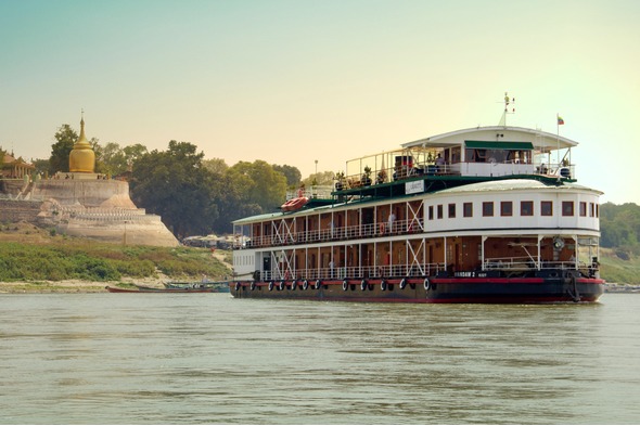 Pandaw 2 in Myanmar