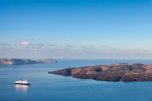 Saga Pearl II at sea