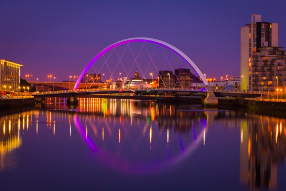 Glasgow by night