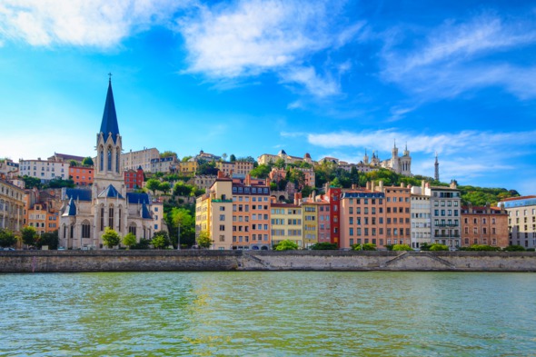 Saone riverfront, Lyon
