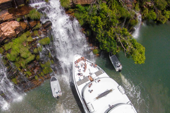 True North Cruises at the King George Falls, Australia