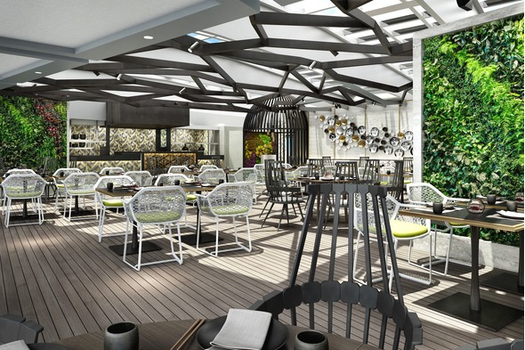 Crystal Serenity & Symphony refurbishment - Silk restaurant
