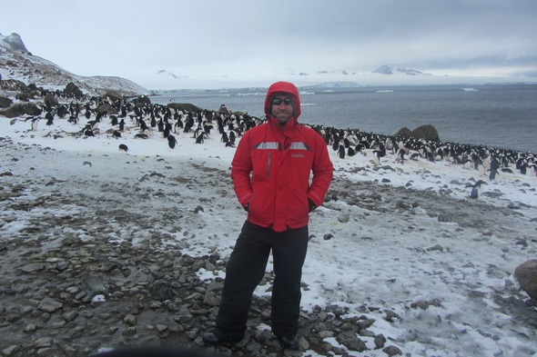 Alex in Antarctica