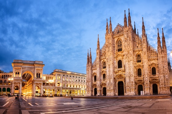 Duomo cathedral in Milan, Italy