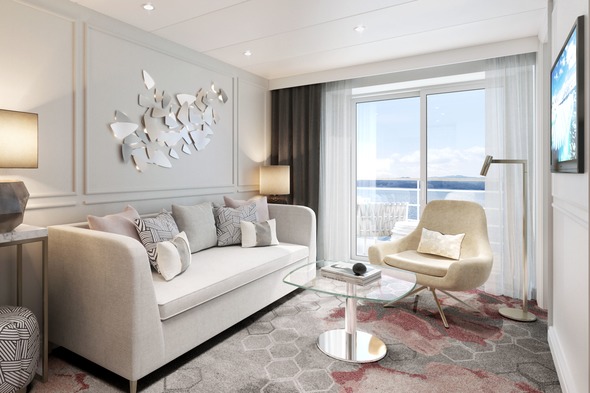 Crystal Serenity & Symphony refurbishment - Seabreeze Penthouse Suite