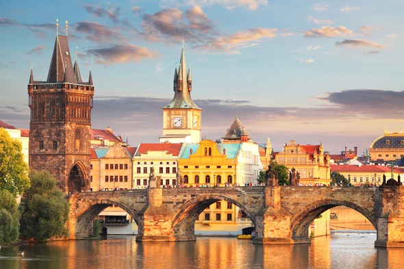 Charles Bridge in Prague, Czech Republic