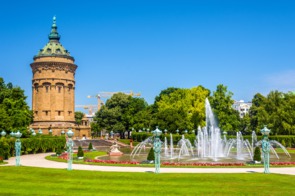 Friedrichsplatz square, Mannheim, Germany