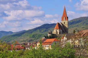 Weissenkirchen church in the Wachau Valley, Austria