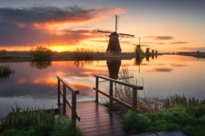 Windmills at Kinderdijk, Netherlands