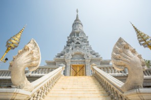 Stupa in Oudong, Cambodia