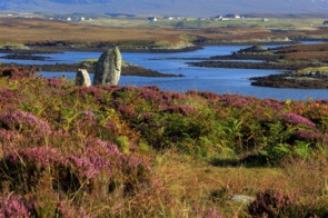 Langais stone circle on North Uist, Scotland