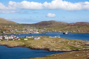 Castlebay on the Isle of Barra, Scotland