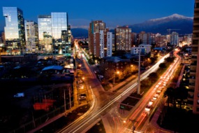 Traffic in Santiago de Chile