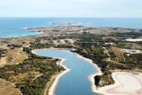 Aerial view of Rottnest Island