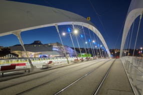 Tram in Lyon, France