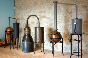 Old stills at Grasse Perfume Centre, France